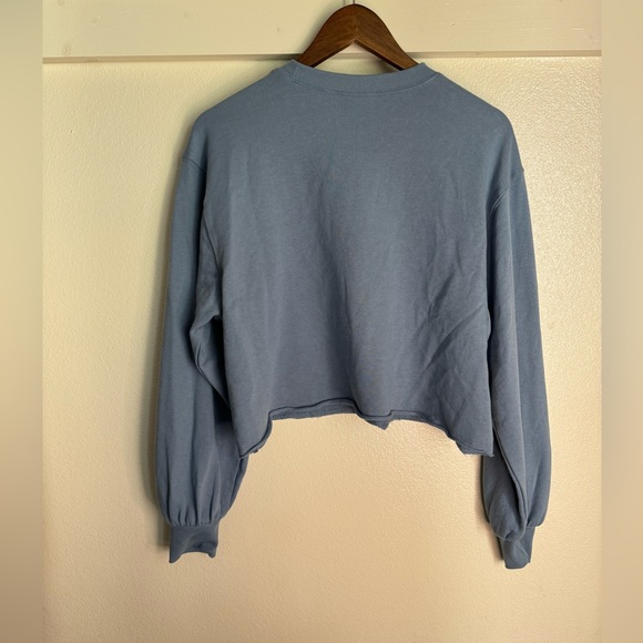 Dodge M Blue Charger Cropped Boxy Sweater - Picture 5 of 8